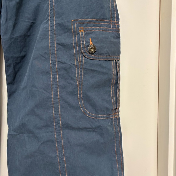 PRANA  Blue Cropped Cargo Pants Athleisure - Picture 5 of 10